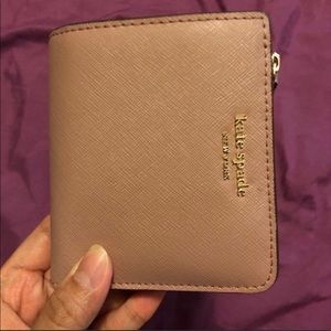 Pink Kate Spade Bifold Wallet